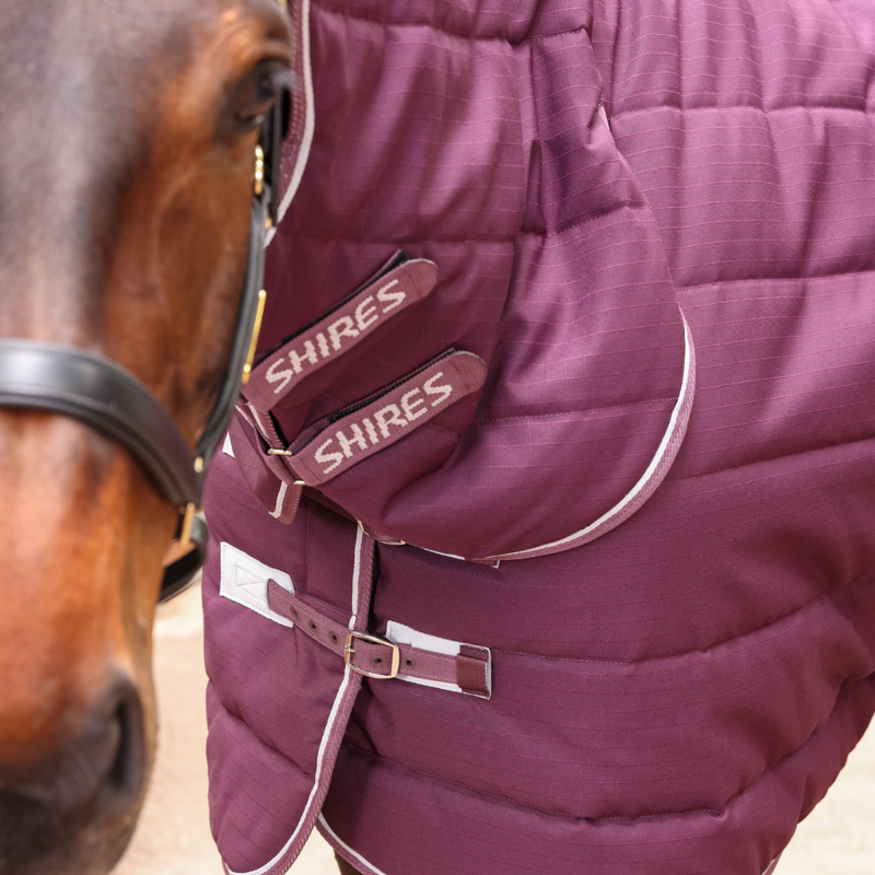Shires Tempest Original 300 Combo Stable Rug - Burgundy-6