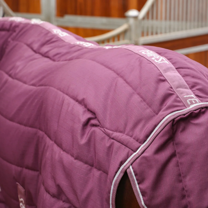 Shires Tempest Original 300 Combo Stable Rug - Burgundy-4