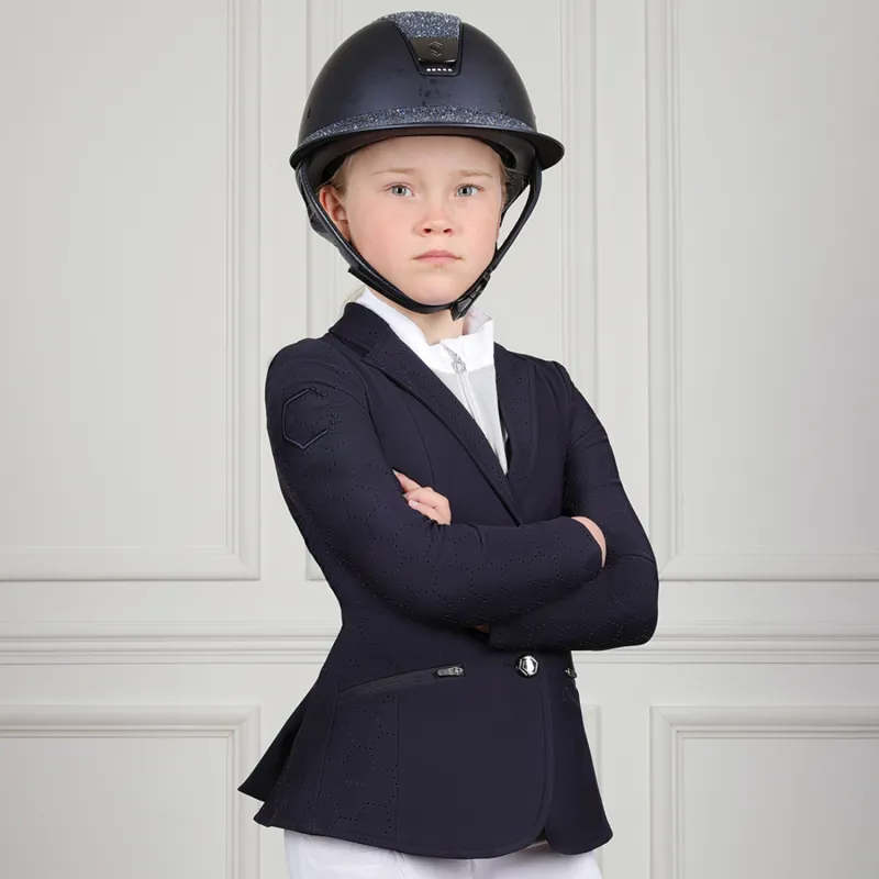 Coldstream Next Generation Child's Oxnam Competition Show Jacket - Navy-1