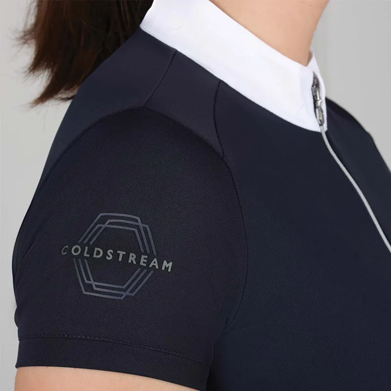 Coldstream Oxnam Competition Show Shirt - Navy-3