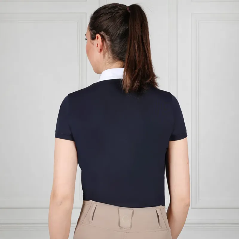 Coldstream Oxnam Competition Show Shirt - Navy-1