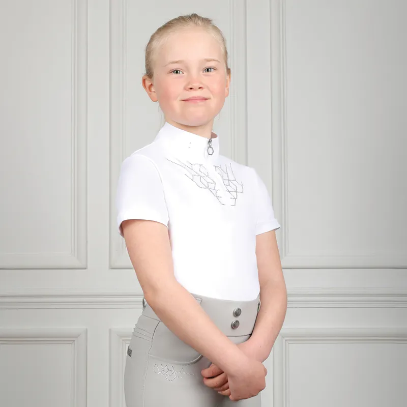 Coldstream Next Generation Ledmore Diamante Show Shirt - White