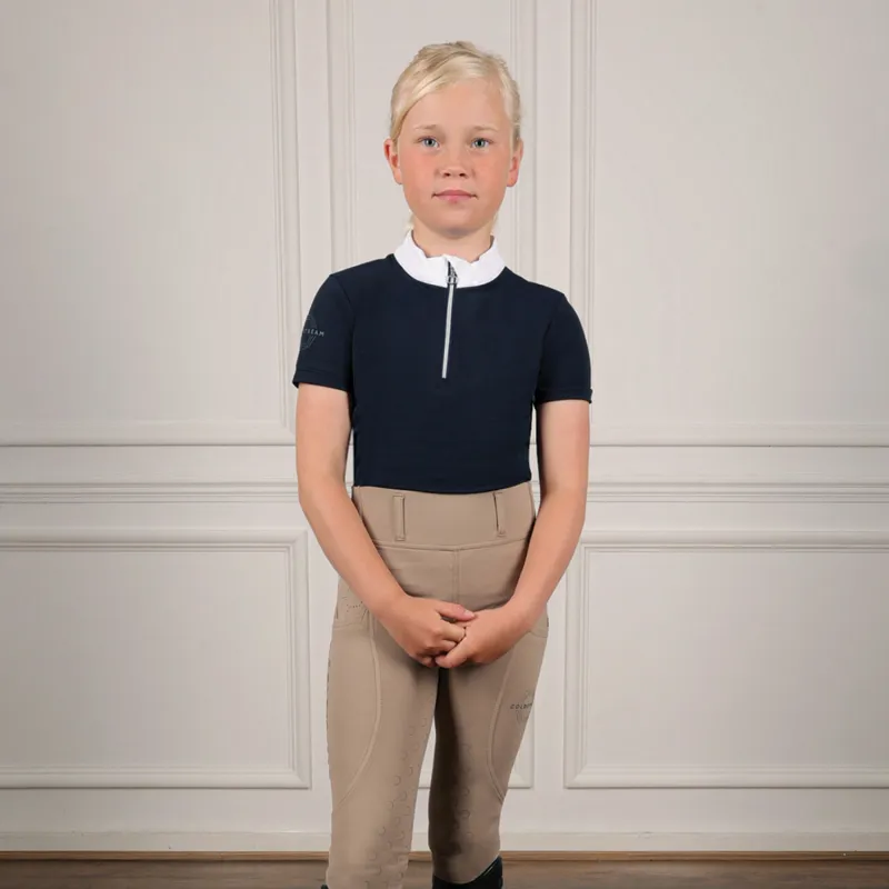 Coldstream Next Generation Oxnam Competition Riding Tights - Taupe-4