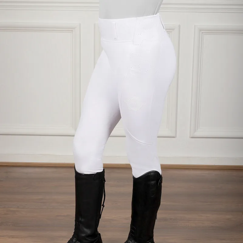 Coldstream Next Generation Child's Oxnam Competition Riding Tights - White
