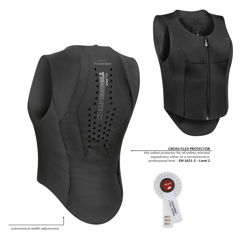 Komperdell Ballistic Flex Fit Slim Women's Safety Vest - Black-3