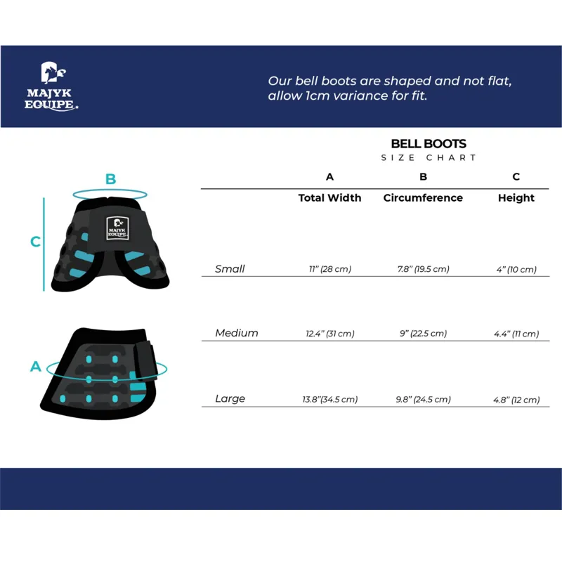 Majyk Equipe BioFoam Over Reach Boots - Black/Blue-1