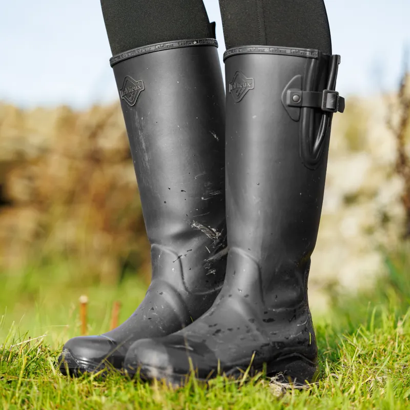 LeMieux Ultra Stride Wellington Boots - Black-6