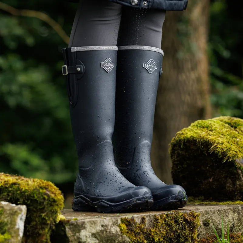 LeMieux Ultra Stride Wellington Boots - Navy-7