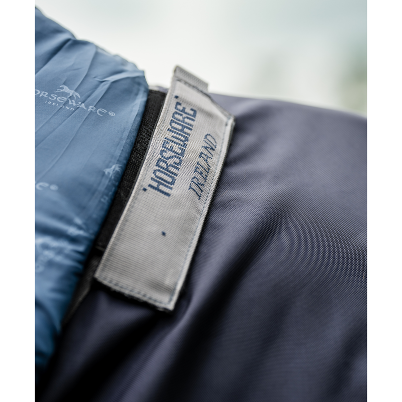 Horseware Rambo Optimo Plus Turnout Bundle 0g Outer + 200g Liner - Navy/Thunderstorm Grey/Silver-7