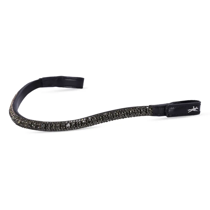 Schockemohle Malaga Browband - Black/Grey