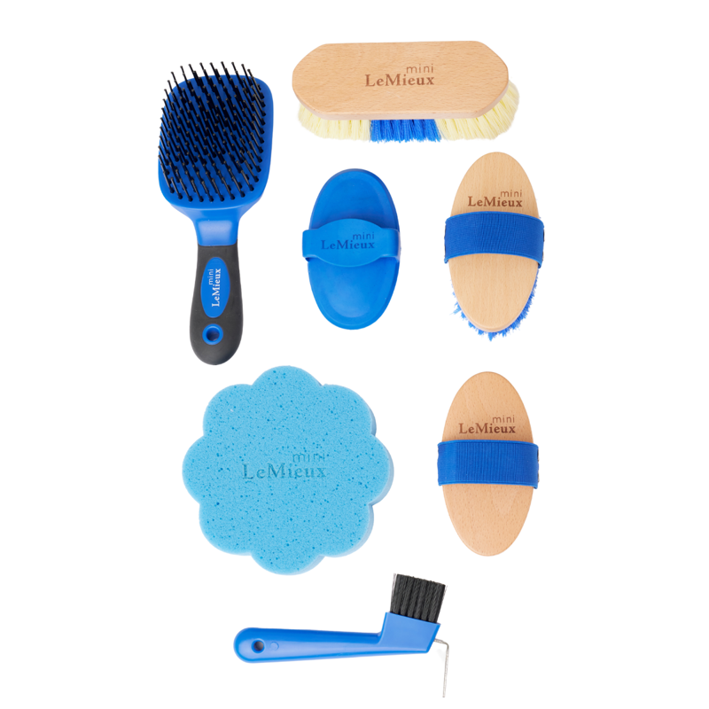 LeMieux Mini Grooming Set - Benetton Blue-1