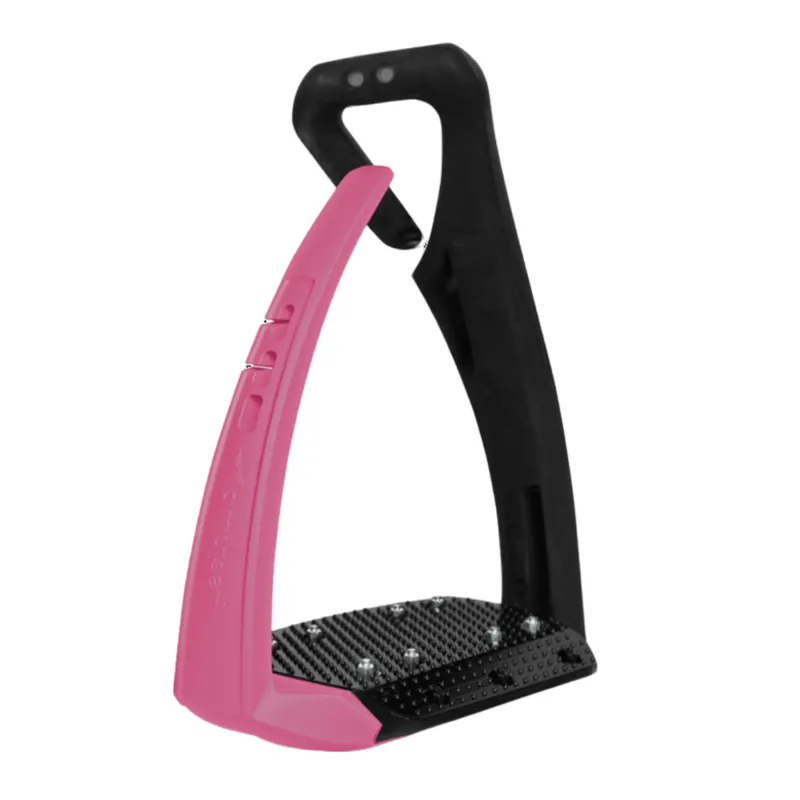 Freejump Soft'Up Pro+ Stirrups - Black/Pink