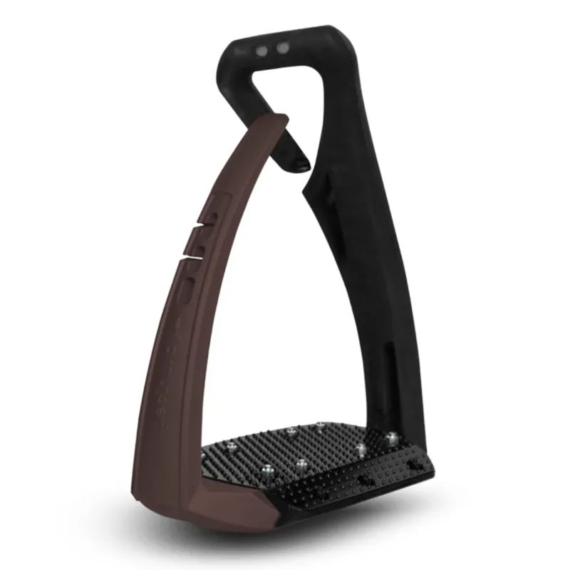 Freejump Soft'Up Pro+ Stirrups - Black/Chocolate