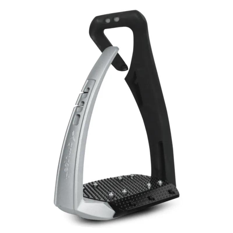 Freejump Soft'Up Pro+ Stirrups - Black/Silver Edition