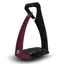 Freejump Soft'Up Pro+ Stirrups - Crystal Matte Edition Black/Bordeaux