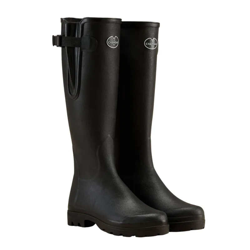 Le Chameau Women's Vierzon Jersey Lined Boot - Noir