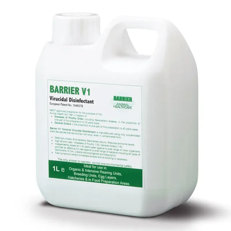 Barrier Equine V1 Virucidal Disinfectant - 1 litre