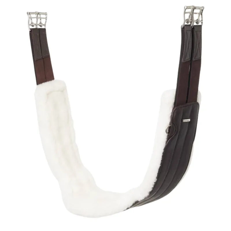 LeMieux Hunter Girth with Detachable Simuwool Liner - Havana