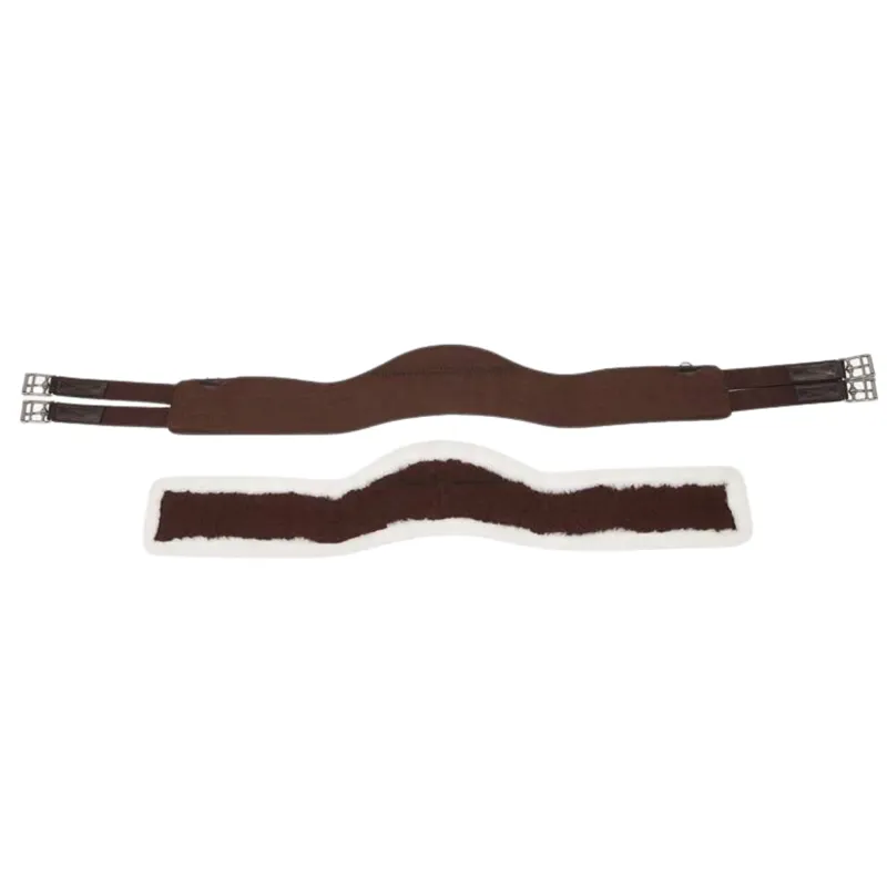 LeMieux Hunter Girth with Detachable Simuwool Liner - Havana-1