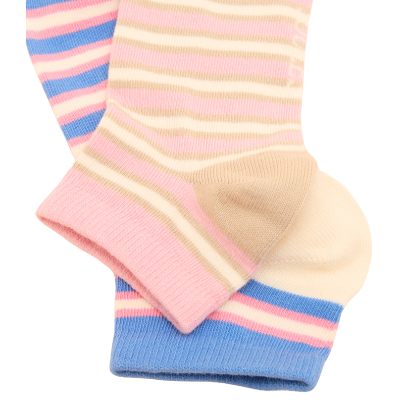Joules Ladies Rilla Socks 2 Pack - Navy/Pink-2
