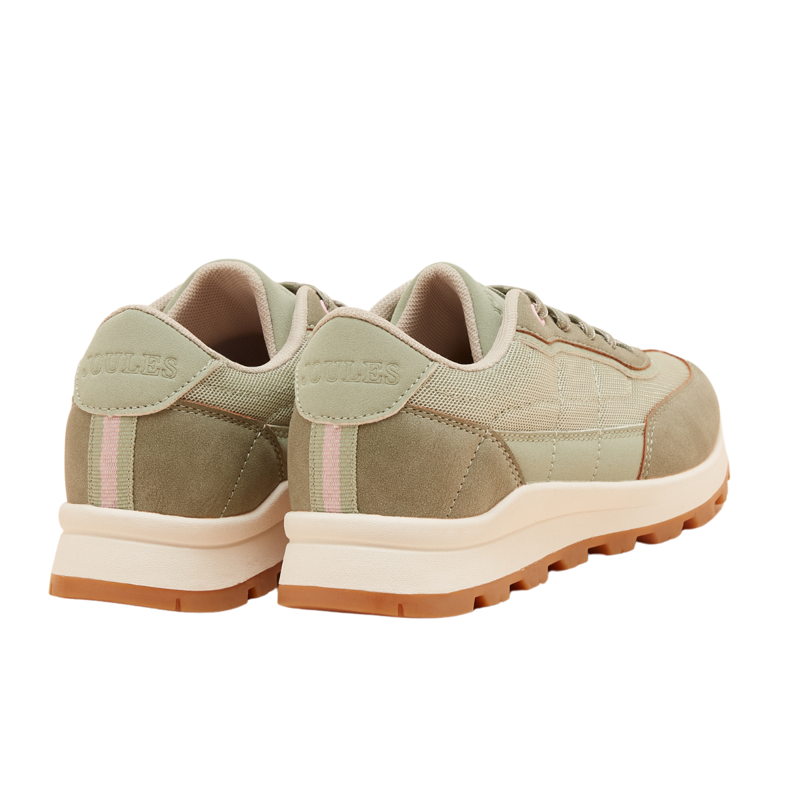 Joules Ladies Parkfield Trainers - Khaki Green-1