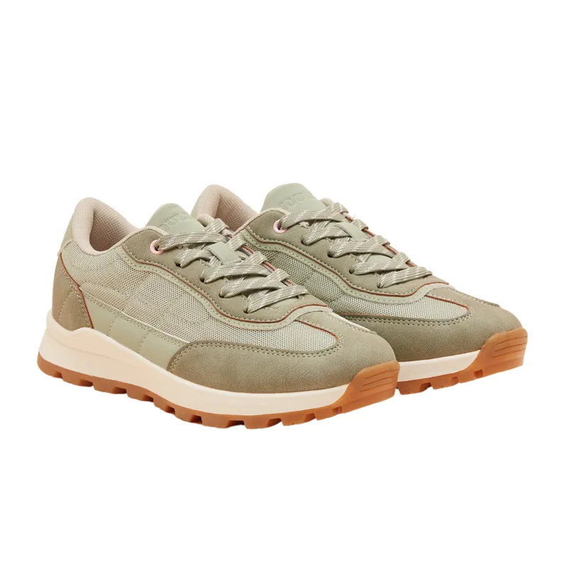 Joules Ladies Parkfield Trainers - Khaki Green