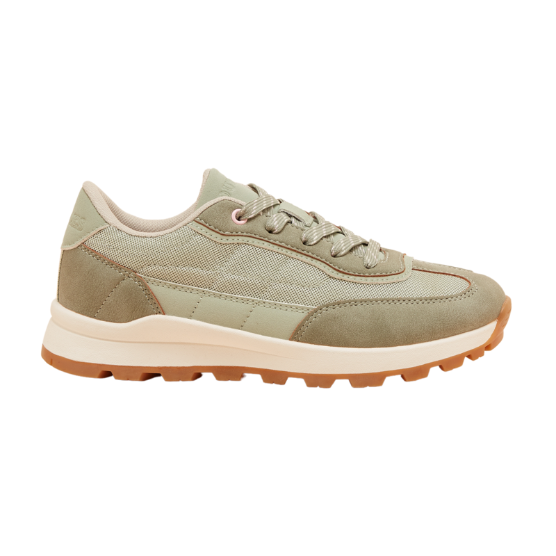 Joules Ladies Parkfield Trainers - Khaki Green-2