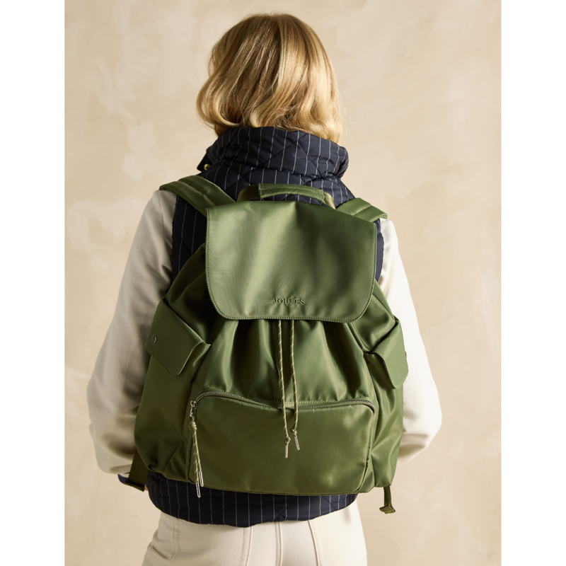 Joules Camback Water Resistant Backpack - Khaki Green-5