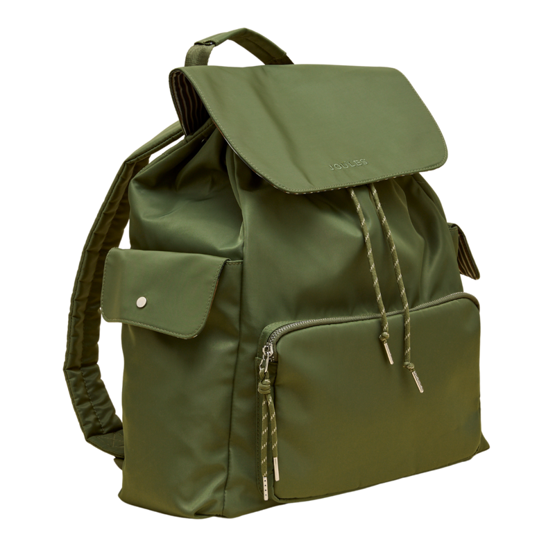 Joules Camback Water Resistant Backpack - Khaki Green-2