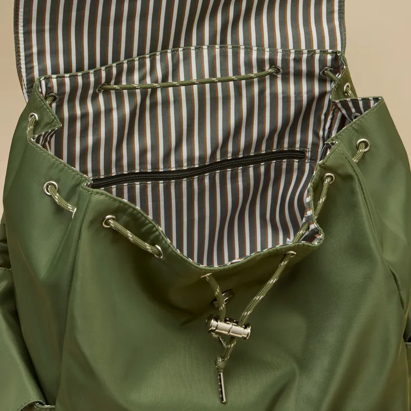 Joules Camback Water Resistant Backpack - Khaki Green-3