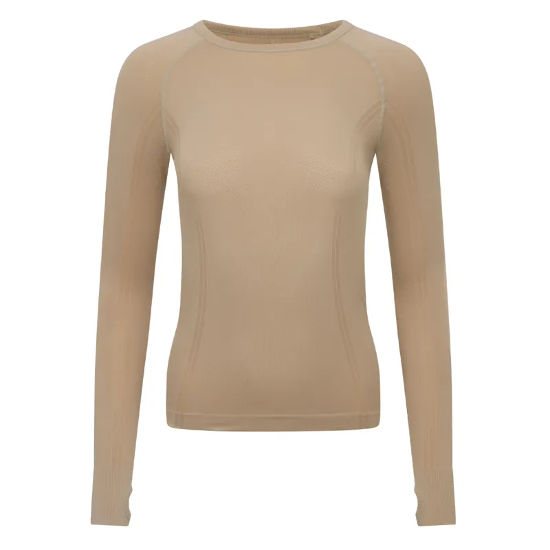 LeMieux Britney Seamless Long Sleeve Top - Almond