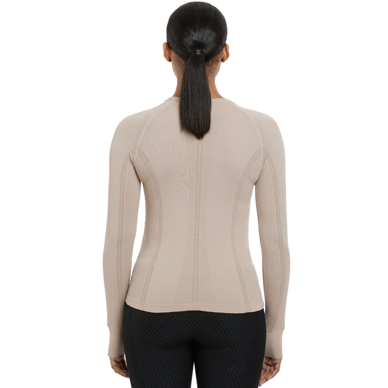 LeMieux Britney Seamless Long Sleeve Top - Almond-2