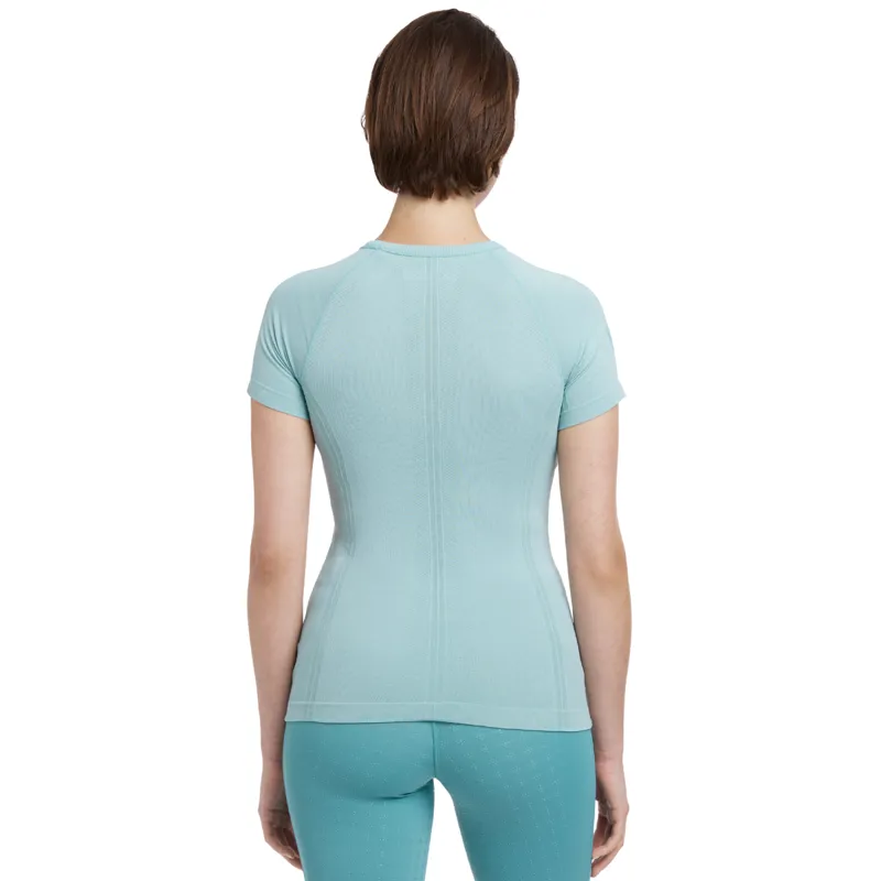 LeMieux Britney Seamless Short Sleeve Top - Aqua-1