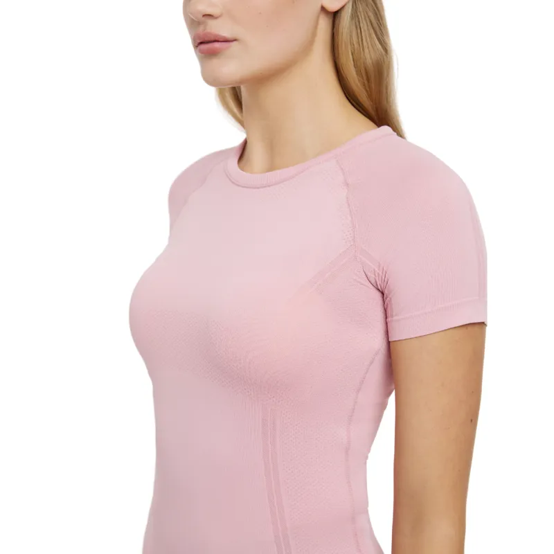LeMieux Britney Seamless Short Sleeve Top - Blossom-2