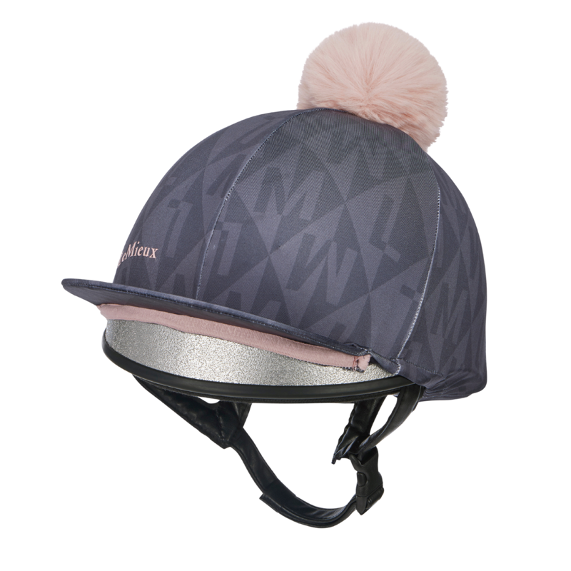 LeMieux Clea Hat Silk - Dusk Blue-2