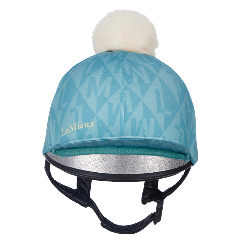 LeMieux Clea Hat Silk - Lagoon-1