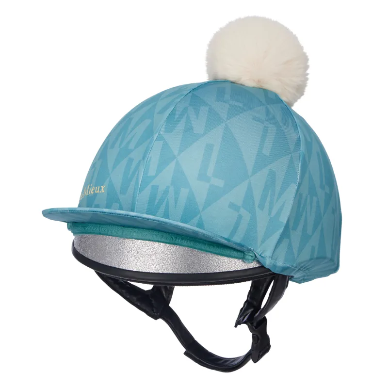 LeMieux Clea Hat Silk - Lagoon-2