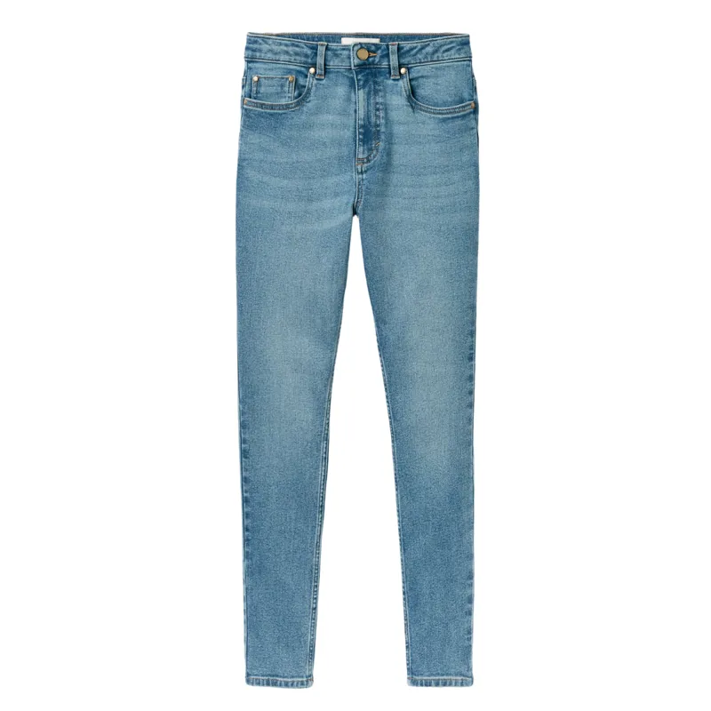 Joules Ladies Skinny Jeans - Mid Blue Denim