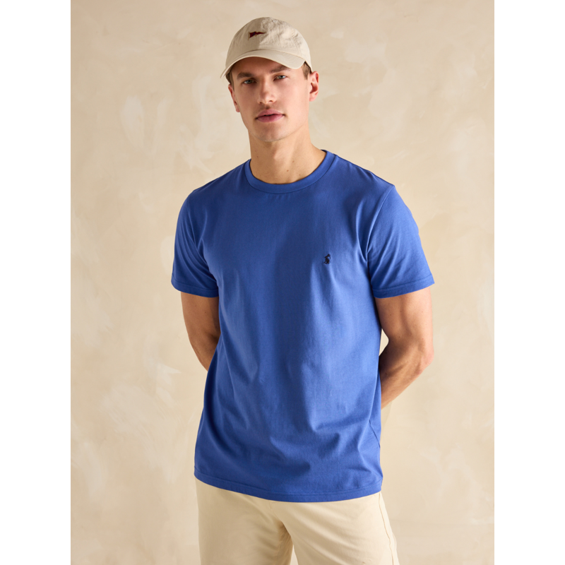 Joules Men's Denton Crew Neck T-Shirt - Deep Blue-1