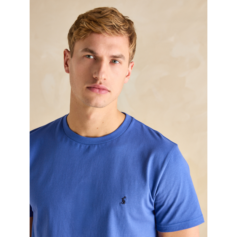 Joules Men's Denton Crew Neck T-Shirt - Deep Blue-3