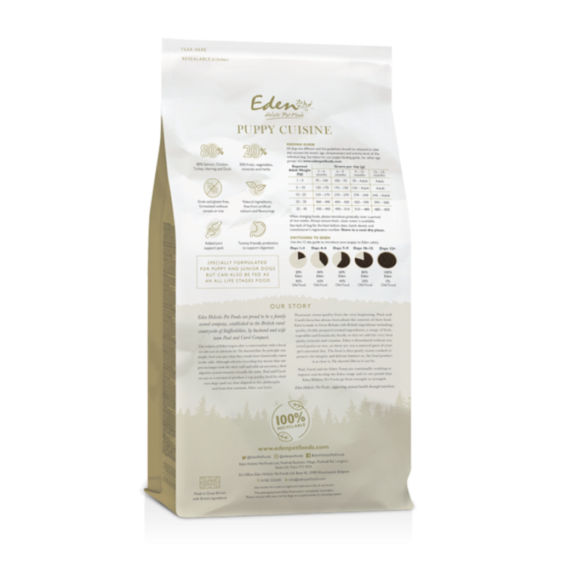 Eden Puppy Cuisine Dog Food - 2kg-1