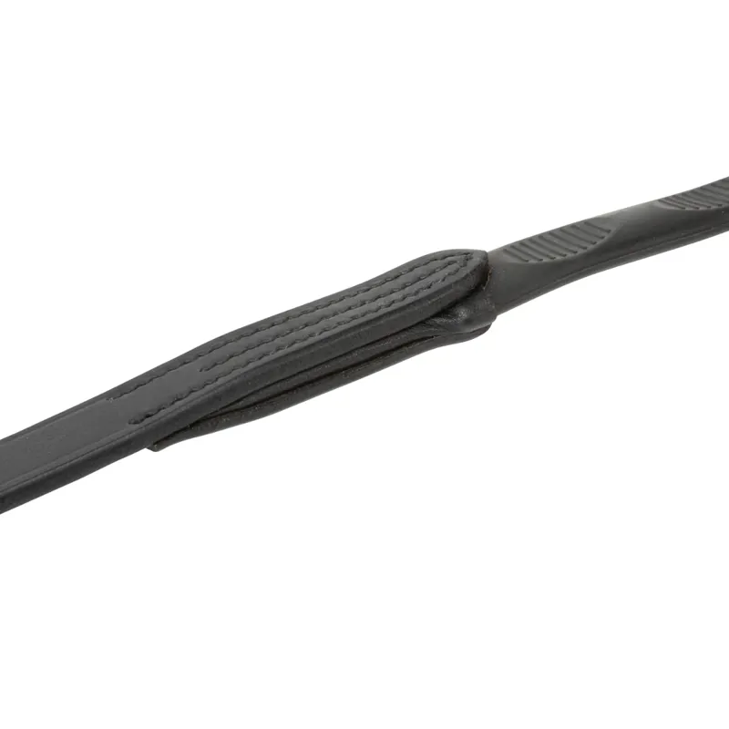 Shires Velociti GARA Pulse Grip Reins - Black-2