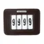 Shires Velociti Saddlecloth 4 Number Holder - Havana