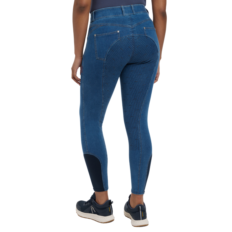 LeMieux Ladies Dolly Denim Breech - Denim-2