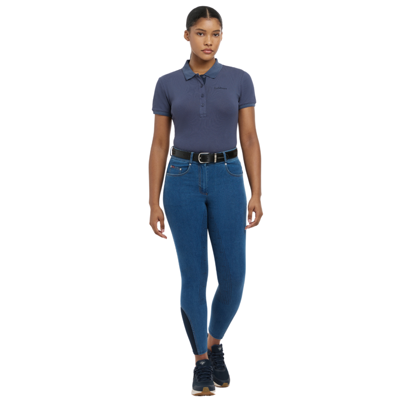 LeMieux Ladies Dolly Denim Breech - Denim-4