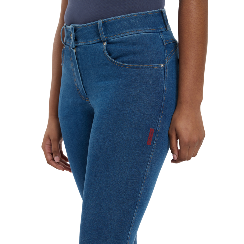 LeMieux Ladies Dolly Denim Breech - Denim-3