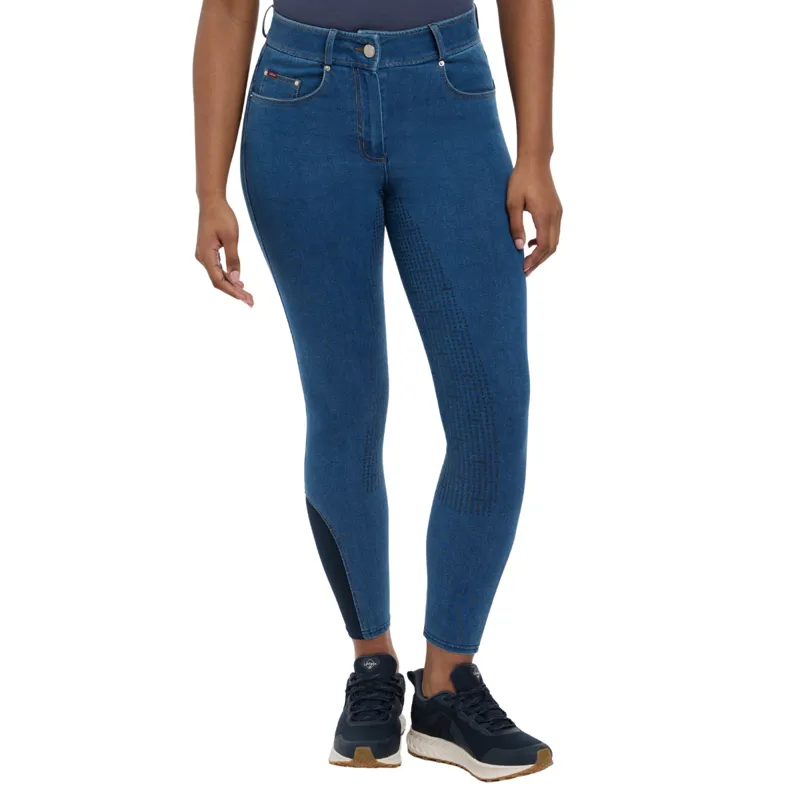 LeMieux Ladies Dolly Denim Breech - Denim-1