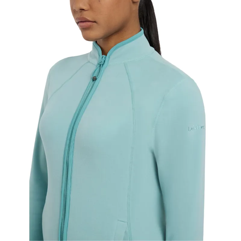 LeMieux Ladies Faye Fleece Zip Through - Aqua-2