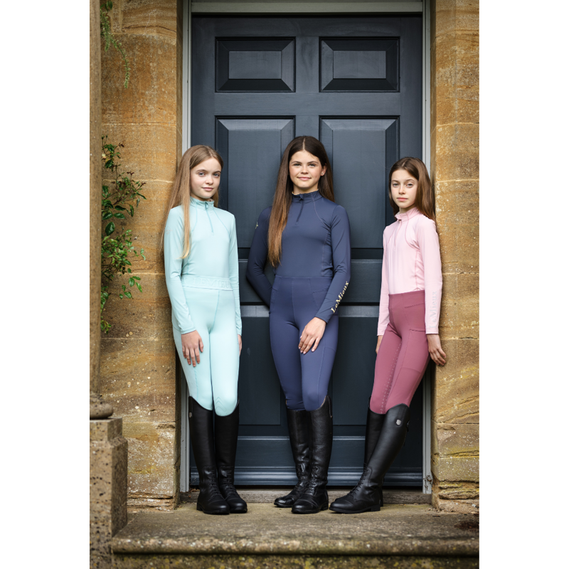 LeMieux Young Rider Base Layer - Dusk Blue-5