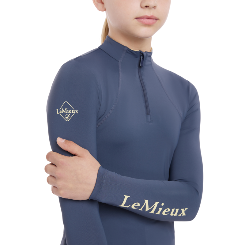 LeMieux Young Rider Base Layer - Dusk Blue-2